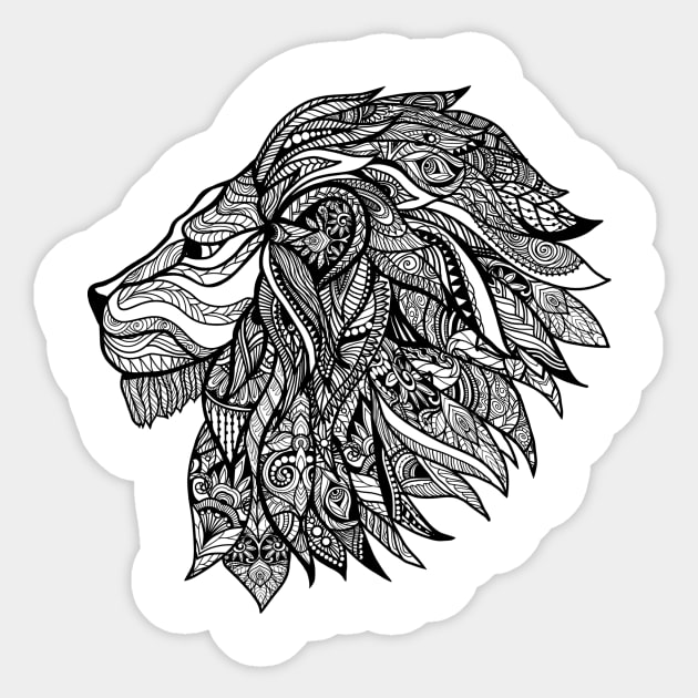 The lion loves vegan Sticker by Officail STORE